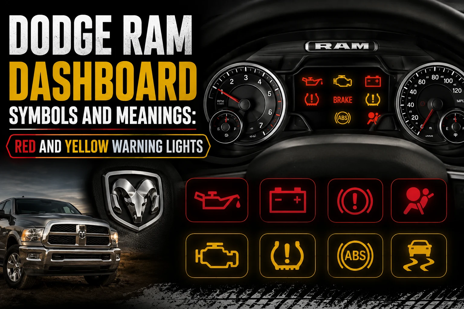 Dodge Ram Dashboard Symbols And Meanings explained